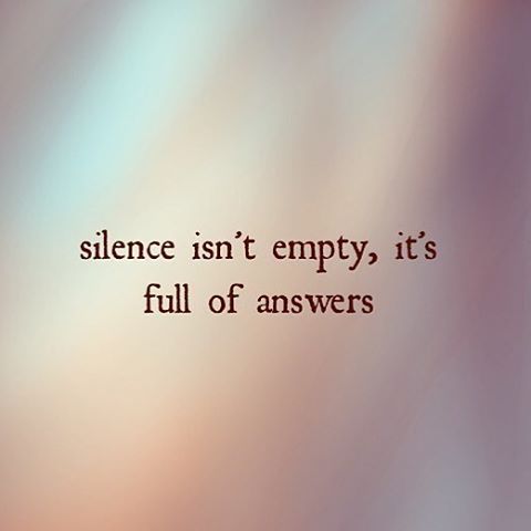 The Power of Silence